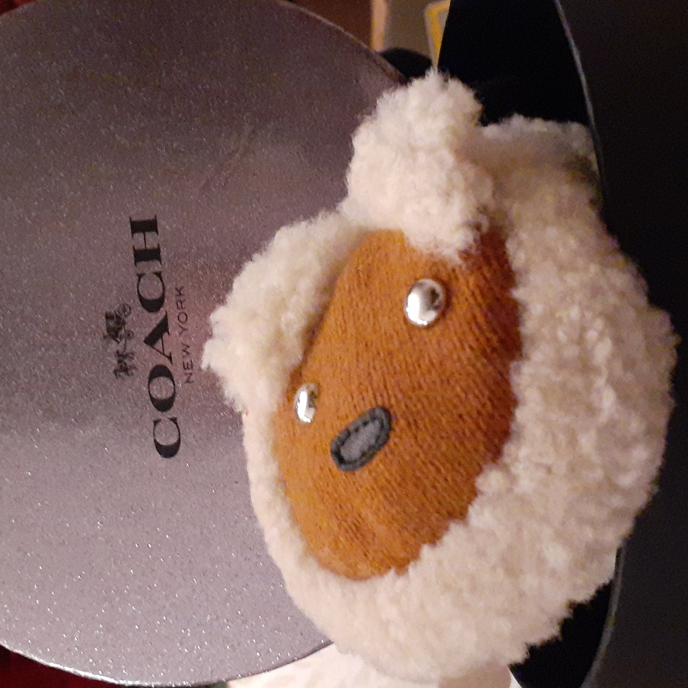 COACH SHEARLING BEAR EARMUFFS FITS KIDS OR ADULTS
